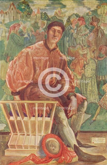 'A Man of the Time of Henry VI', 1907. Artist: Dion Clayton Calthrop.