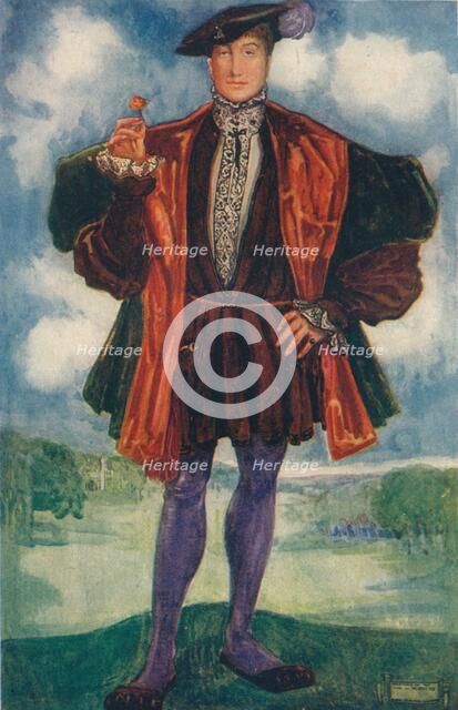 'A Man of the Time of Henry VIII', 1907. Artist: Dion Clayton Calthrop.