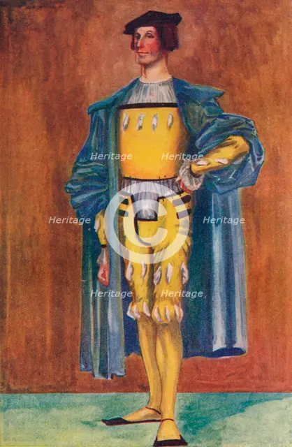 'A Man of the Time of Henry VIII', 1907. Artist: Dion Clayton Calthrop.
