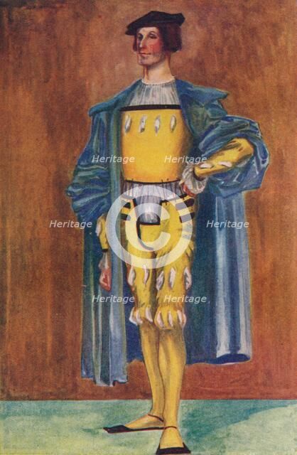 'A Man of the Time of Henry VIII', 1907. Artist: Dion Clayton Calthrop.