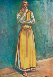 A Man of the Time of John 1907. Artist: Dion Clayton Calthrop