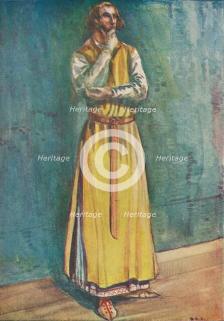 'A Man of the Time of John', 1907. Artist: Dion Clayton Calthrop.