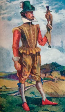 A Man of the Time of James I 1907. Artist: Dion Clayton Calthrop