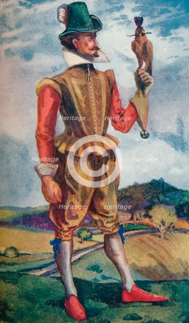 'A Man of the Time of James I', 1907. Artist: Dion Clayton Calthrop.