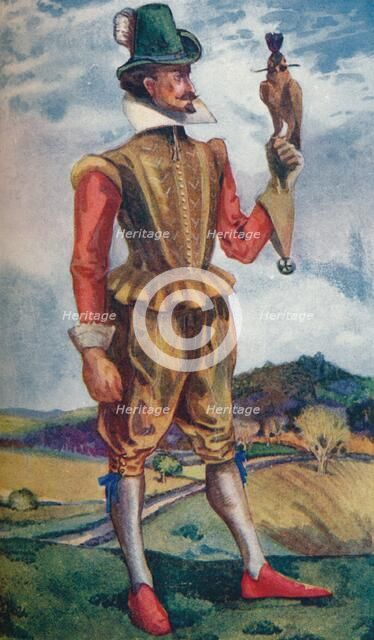 'A Man of the Time of James I', 1907. Artist: Dion Clayton Calthrop.