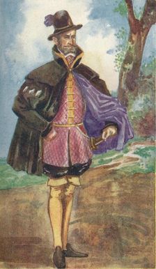 A Man of the Time of Mary 1907. Artist: Dion Clayton Calthrop