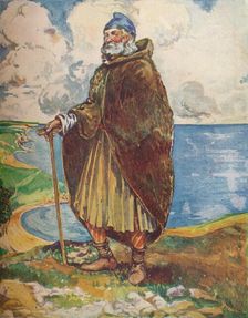 A Man of the Time of Stephen 1907. Artist: Dion Clayton Calthrop