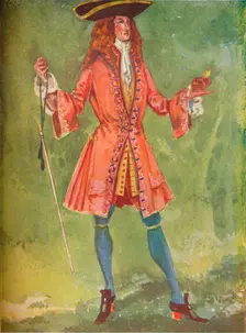 A Man of the Time of Queen Anne 1907. Artist: Dion Clayton Calthrop