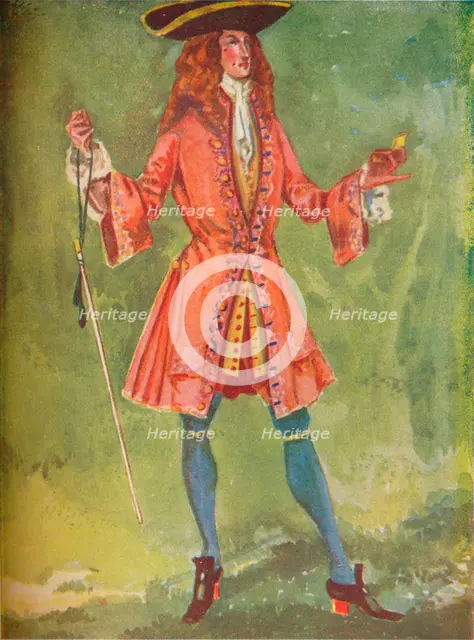 'A Man of the Time of Queen Anne', 1907. Artist: Dion Clayton Calthrop.
