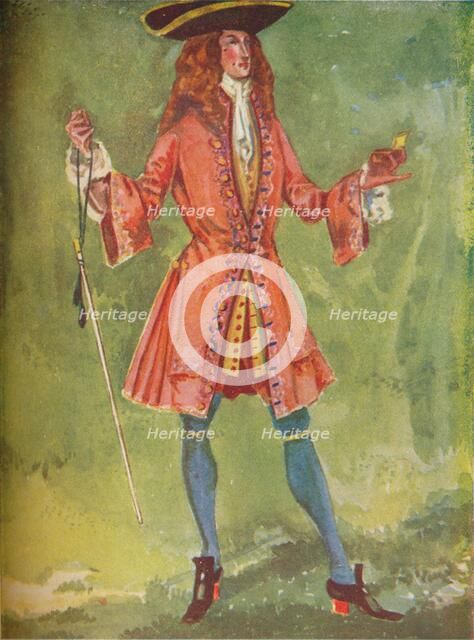 'A Man of the Time of Queen Anne', 1907. Artist: Dion Clayton Calthrop.