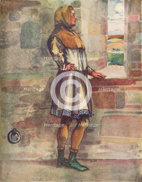 'A Man of the Time of Richard I', 1907. Artist: Dion Clayton Calthrop.