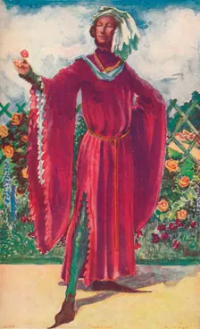 A Man of the Time of Richard II 1907. Artist: Dion Clayton Calthrop