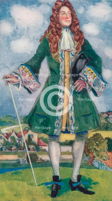 'A Man of the Time of William and Mary', 1907. Artist: Dion Clayton Calthrop.