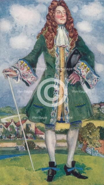 'A Man of the Time of William and Mary', 1907. Artist: Dion Clayton Calthrop.