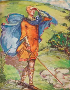 A Man of the Time of William I 1907. Artist: Dion Clayton Calthrop
