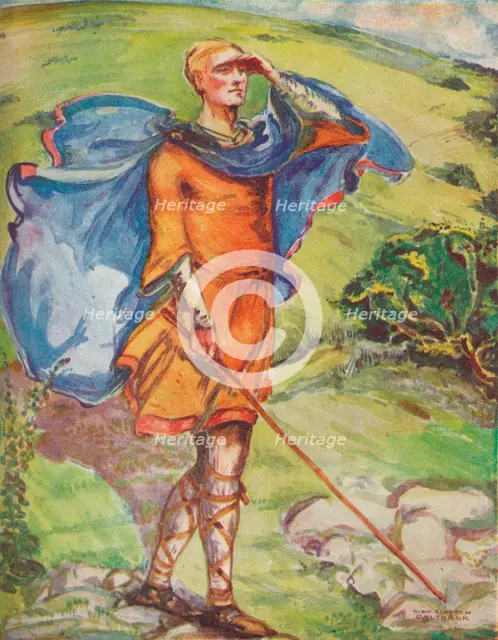 'A Man of the Time of William I', 1907. Artist: Dion Clayton Calthrop.