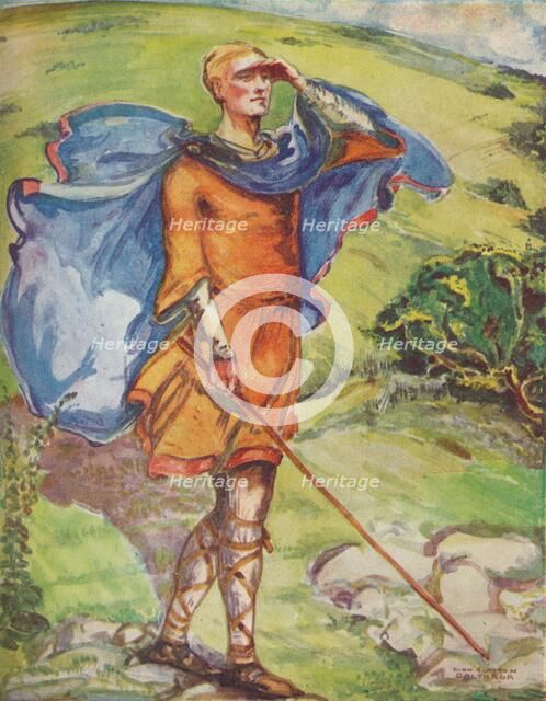 'A Man of the Time of William I', 1907. Artist: Dion Clayton Calthrop.