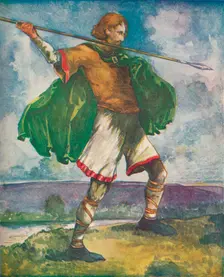 A Man of the Time of William II 1907. Artist: Dion Clayton Calthrop