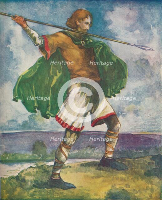 'A Man of the Time of William II', 1907. Artist: Dion Clayton Calthrop.