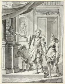 A Man Leading a Woman into a Gallery of Antiquities and Decorative Arts, n.d. Creator: Giacomo Cestaro