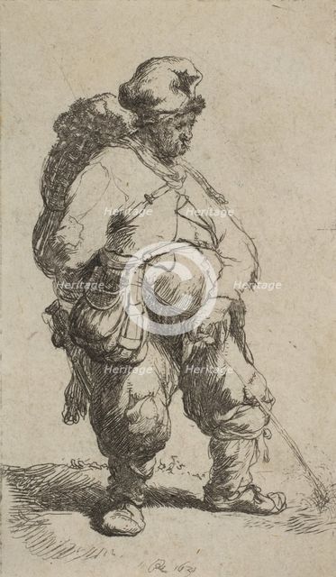 A Man Making Water, 1630., 1630. Creator: Rembrandt Harmensz van Rijn.
