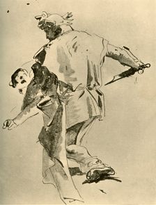A Man stabbing a Boy mid 18th century, (1928). Artist: Giovanni Battista Tiepolo