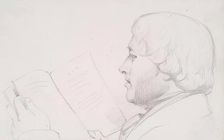 A Man Reading, c1830s. Creator: John Phillip