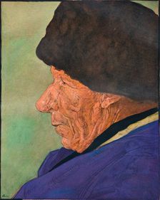 A Man's Head, Volendam 1904. Artist: Nicolaas Wilhelm Jungmann