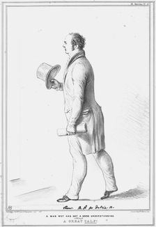 A Man wot has got a good understanding although A Great Calf! 1833. Creator: John Doyle