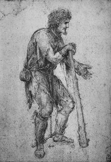 A Man with a Club and Shackled Feet c1480 (1945). Artist: Leonardo da Vinci