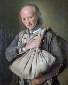 A Man with a Double Sack c1725-1778. Artist: Francois Duparc