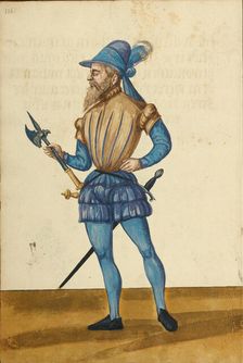 A Man with an Axe, about 1560-1570. Creator: Unknown