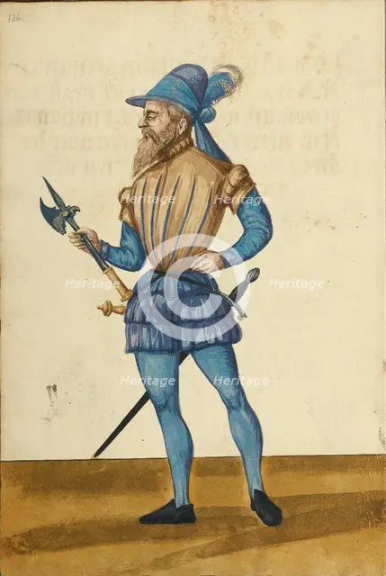A Man with an Axe, about 1560-1570. Creator: Unknown.