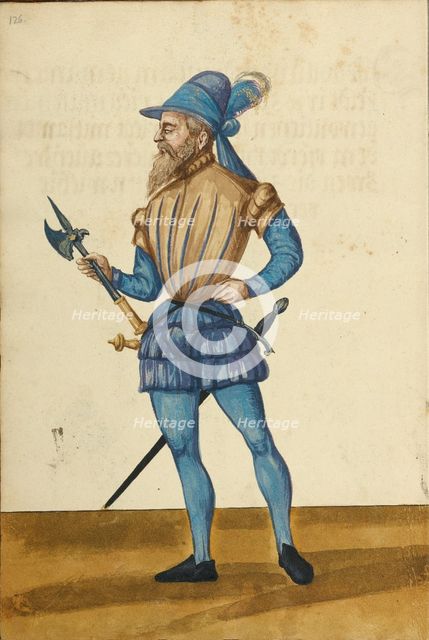 A Man with an Axe, about 1560-1570. Creator: Unknown.