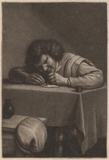 A Man Writing at a Table. Creator: Wallerant Vaillant