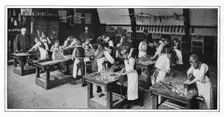 A manual training centre: woodwork, London, c1900 (1901)