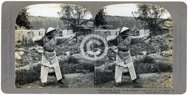 A Manchurian archer, China, 1904. Artist: CH Graves
