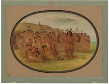A Mandan Medicine Man, 1861/1869. Creator: George Catlin