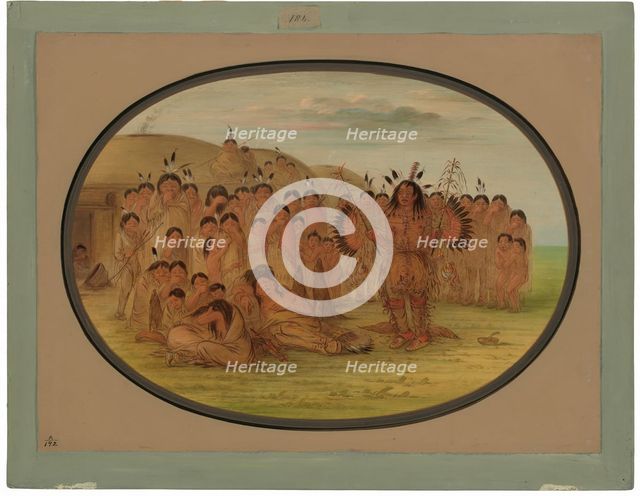 A Mandan Medicine Man, 1861/1869. Creator: George Catlin.