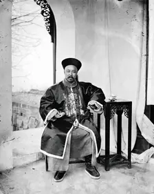 A Mandarin official, Late Qing China, 1869. Creator: John Thomson