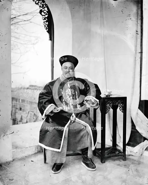 A Mandarin official, Late Qing China, 1869. Creator: John Thomson.