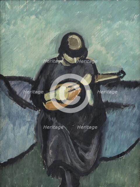 A Mandolinist, 1921. Creator: Harald Giersing.