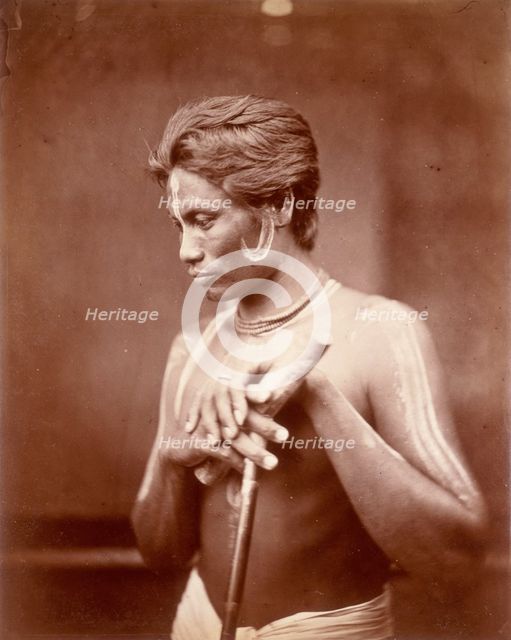 A Manipuri Polo player, 1860. Creator: Unknown.