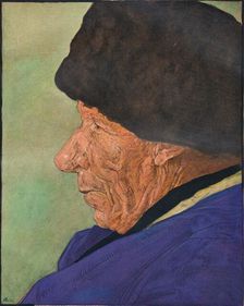 A Man's Head, Volendam 1904. Artist: Nicolaas Wilhelm Jungmann