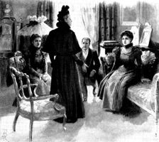 A Mad Move: "I think you are all three perfectly mad," said Lady Susan, rising to her feet, 1898. Creator: Unknown