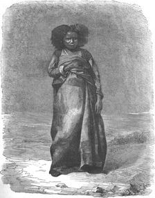 A Madegasse widow; A Birds-eye View of Madagascar 1875. Creator: M.D Charnay