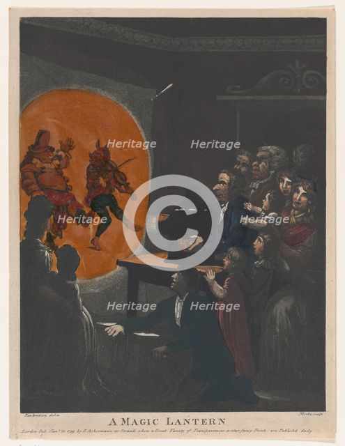 A Magic Lantern, January 30, 1799. Creator: Henri Merke.