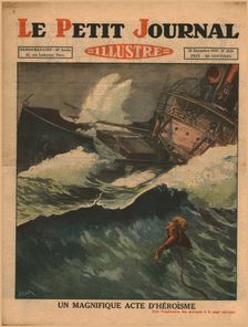 A magnificent act of heroism, 1929. Creator: Unknown