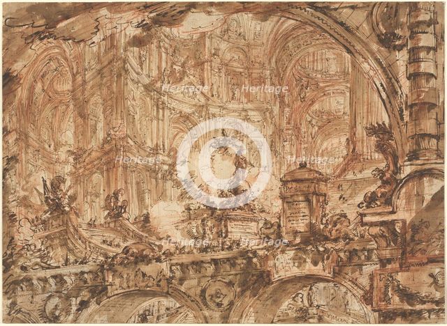 A Magnificent Palatial Interior, 1748/1752. Creator: Giovanni Battista Piranesi.