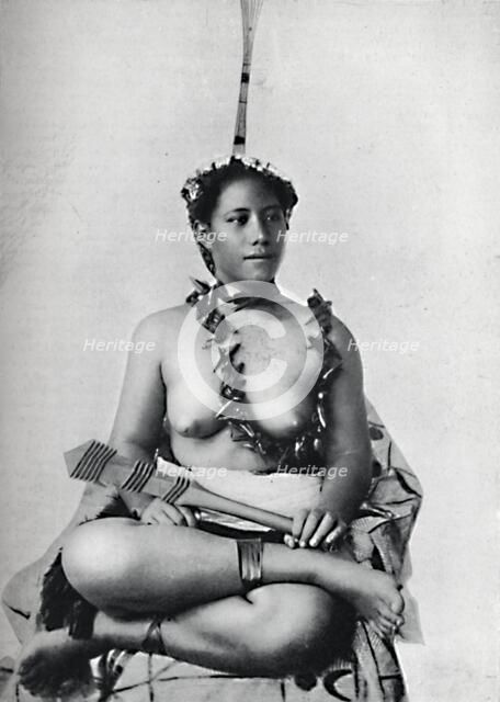 A maid of the village, Suenga, Samoa, 1902.